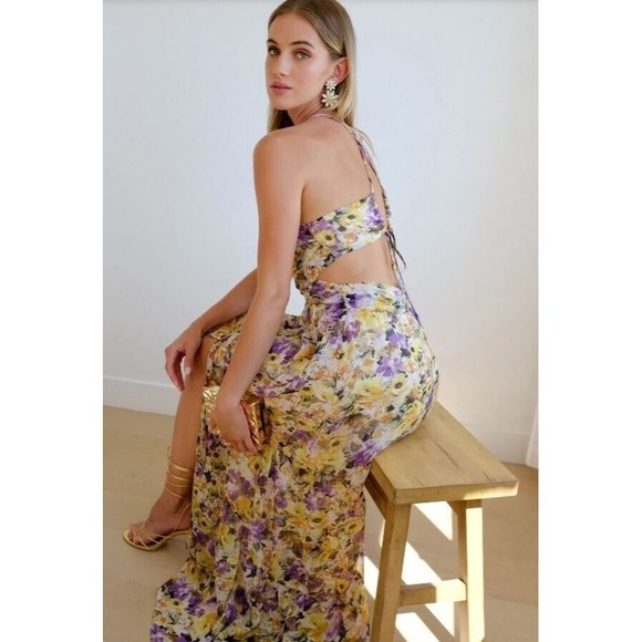 ASTR The Label NWT Womens Amy Floral Dress Maxi Size XS - Picture 3 of 9